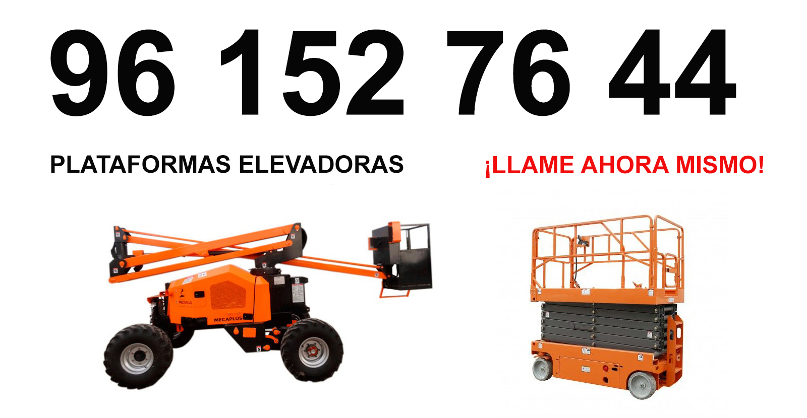 Plataforma elevadora en alquiler en Favara